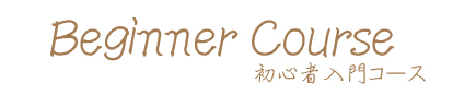 初心者入門コース
